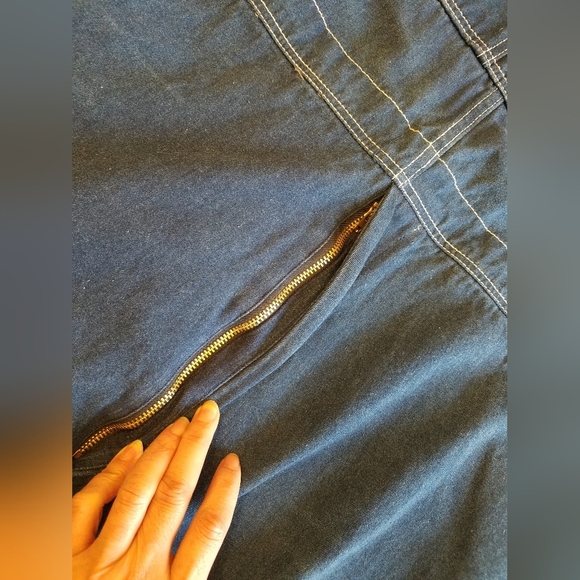 Liberty Men's Overalls Bib Design  Blue Denim Zip Fly Size 48W 30L - Picture 11 of 16